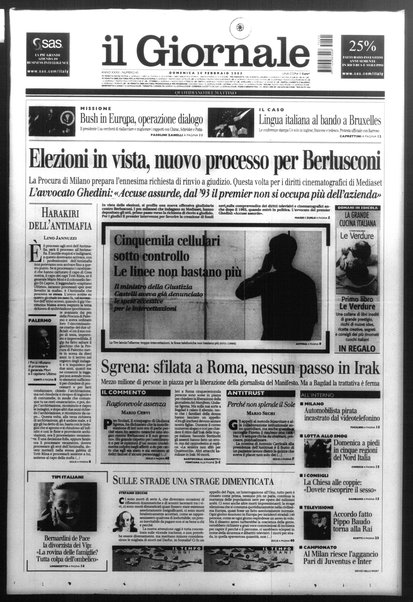 Il giornale : quotidiano del mattino